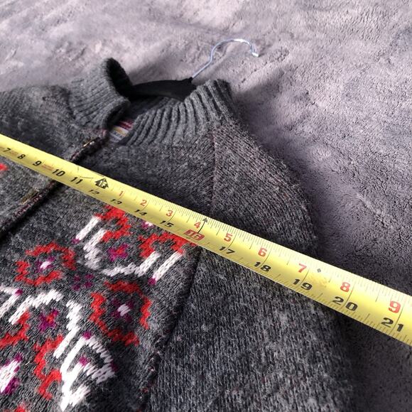 VTG 70s Sturbridge by Roosevelt Knit Cape Poncho Womens Size M/L Aztec Kachina - Picture 8 of 13